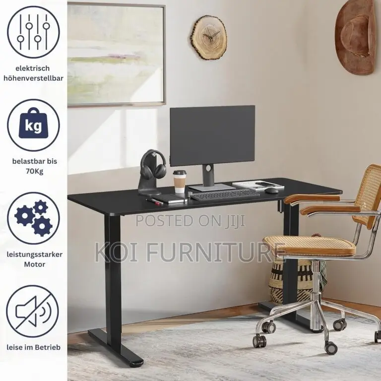 Office Desk; 1.6 Meters Adjustable Home Office Premium Standing Table