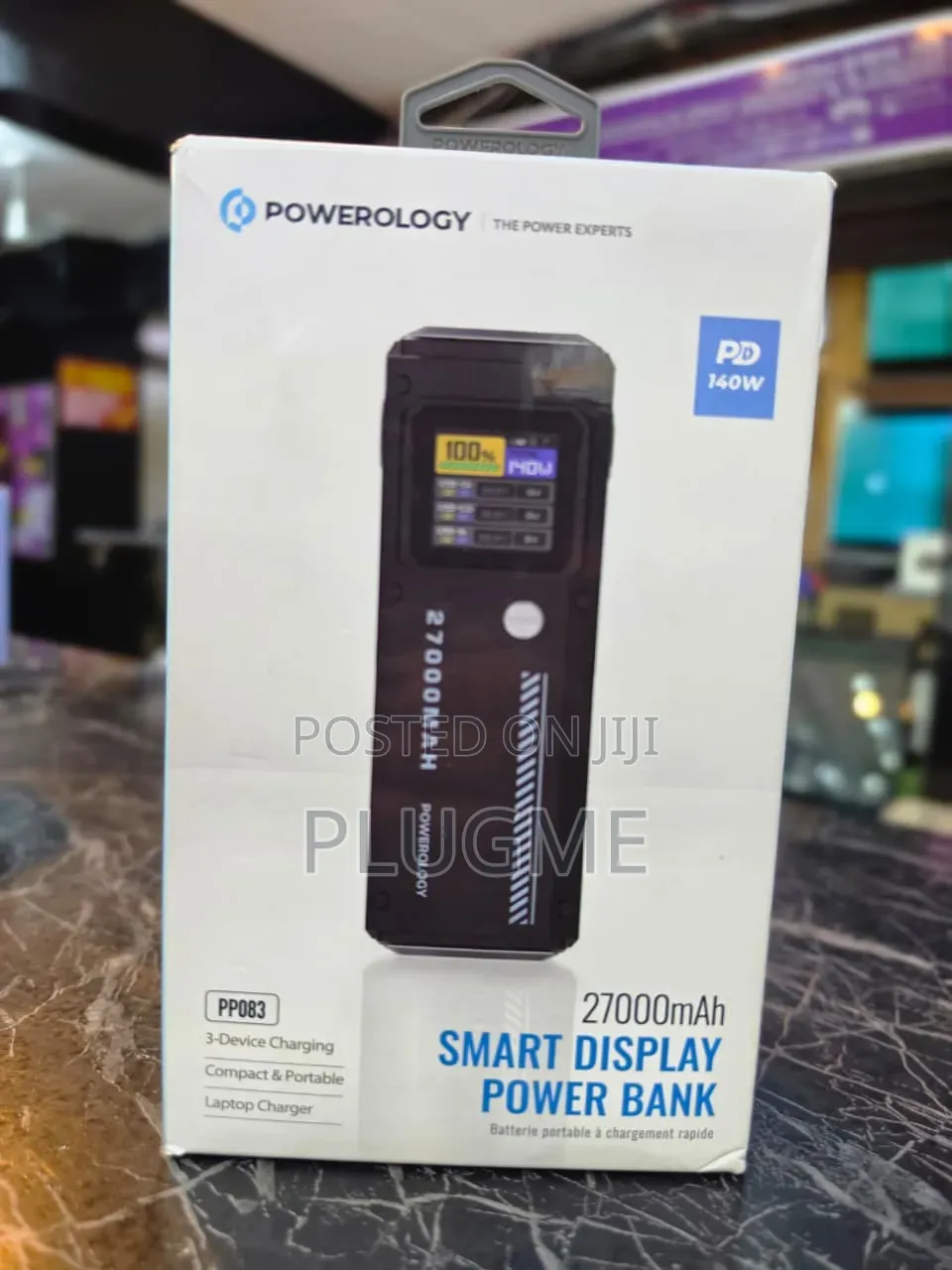 Powerology 27000 Mah Smart Display Powerbank