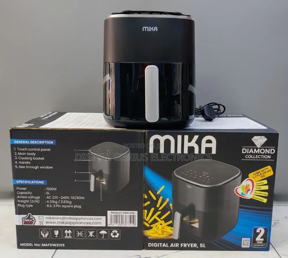 Mika 5l Digital Airfryer