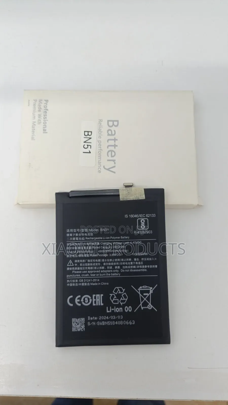 Original Redmi 8/8a Replacement Battery(Bn51)