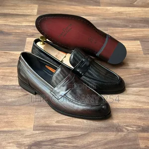 Quality Leather Casual Double Monk Men Slip on Casual Shoes