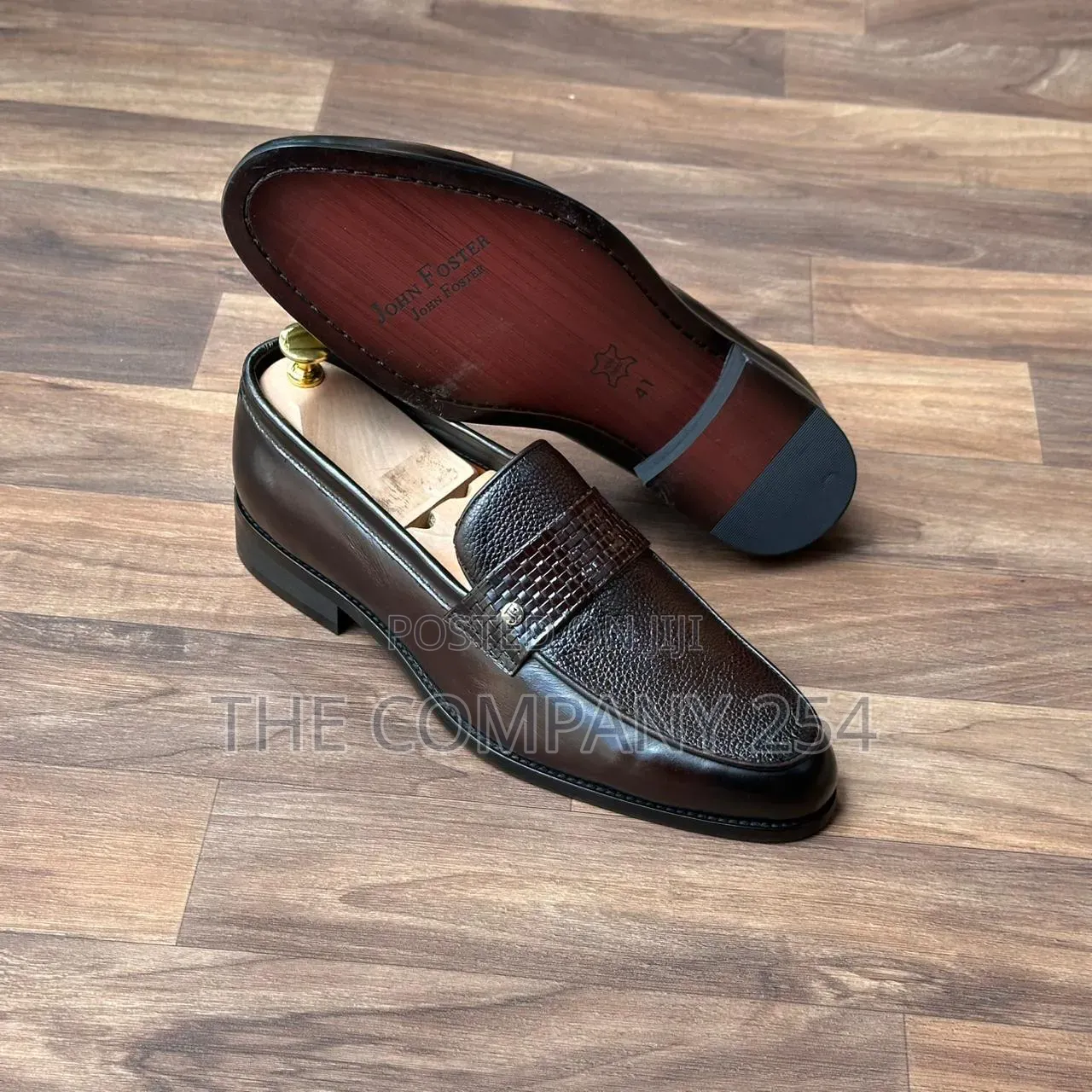 Quality Leather Casual Double Monk Men Slip on Casual Shoes