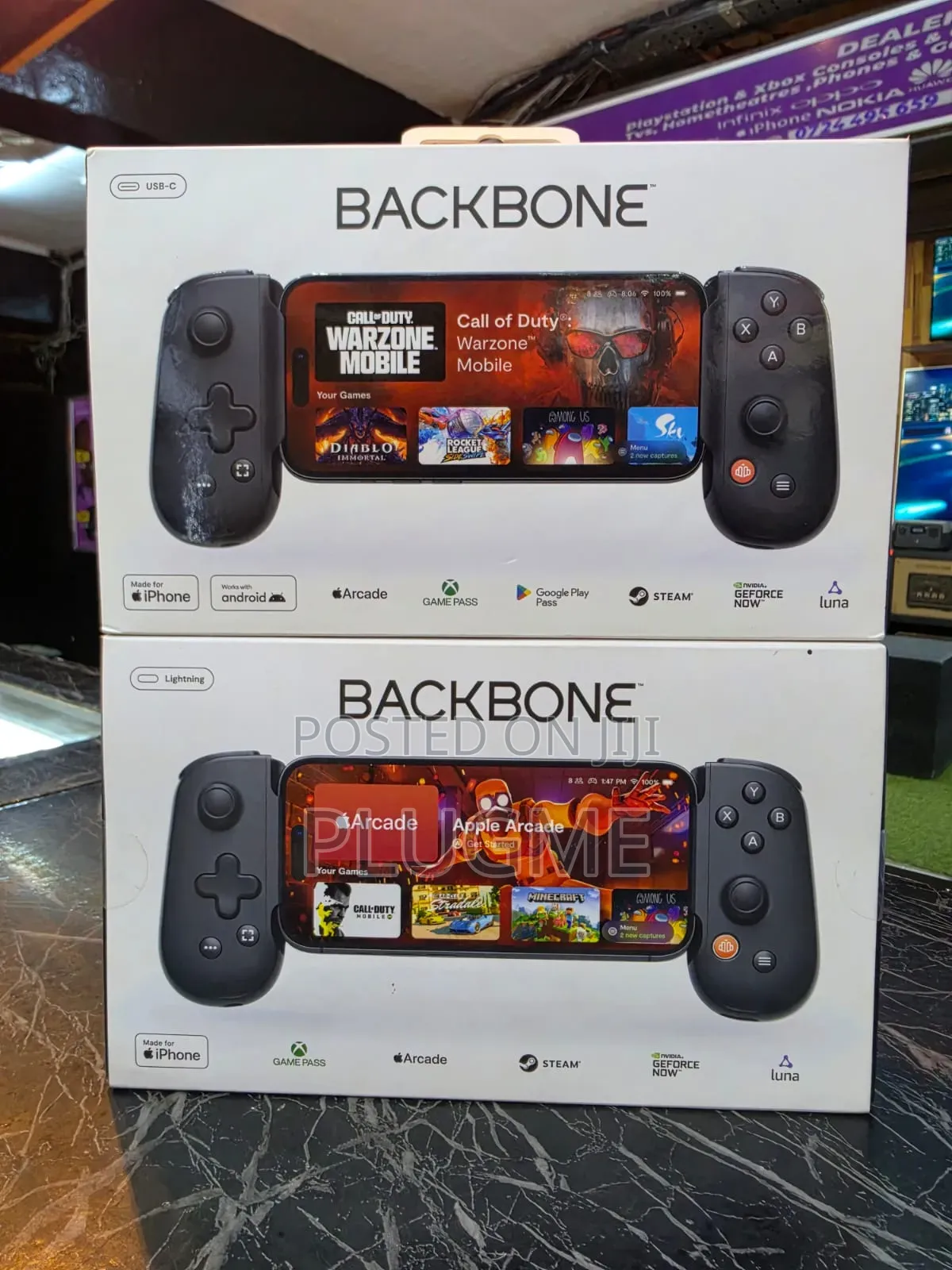 Backbone One Mobile Gaming Controller (Usb-c And Lightning Connector)