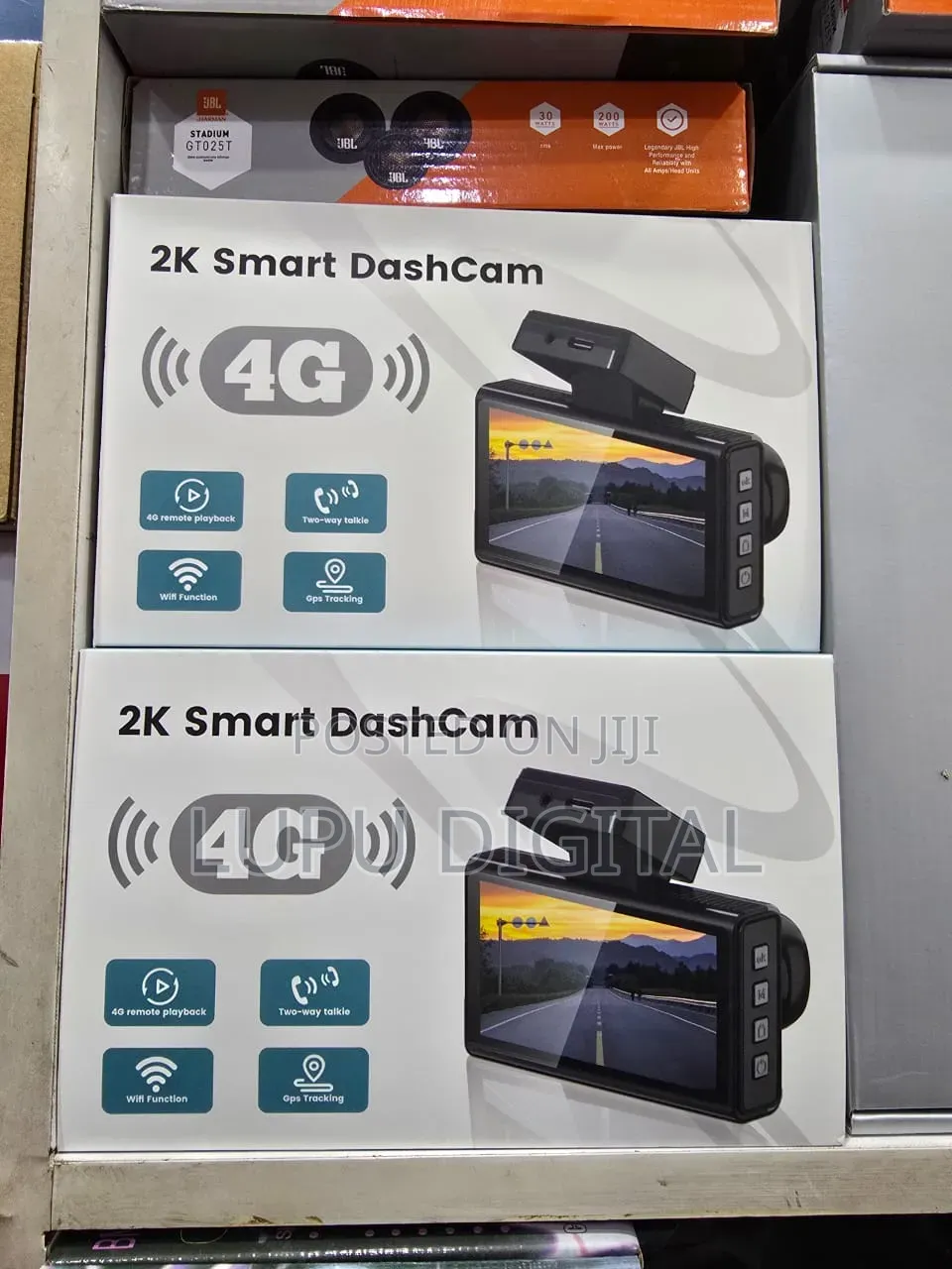 P83 4g (Uses Simcard) Front Back Dash Camera With GPS Two Way Audio