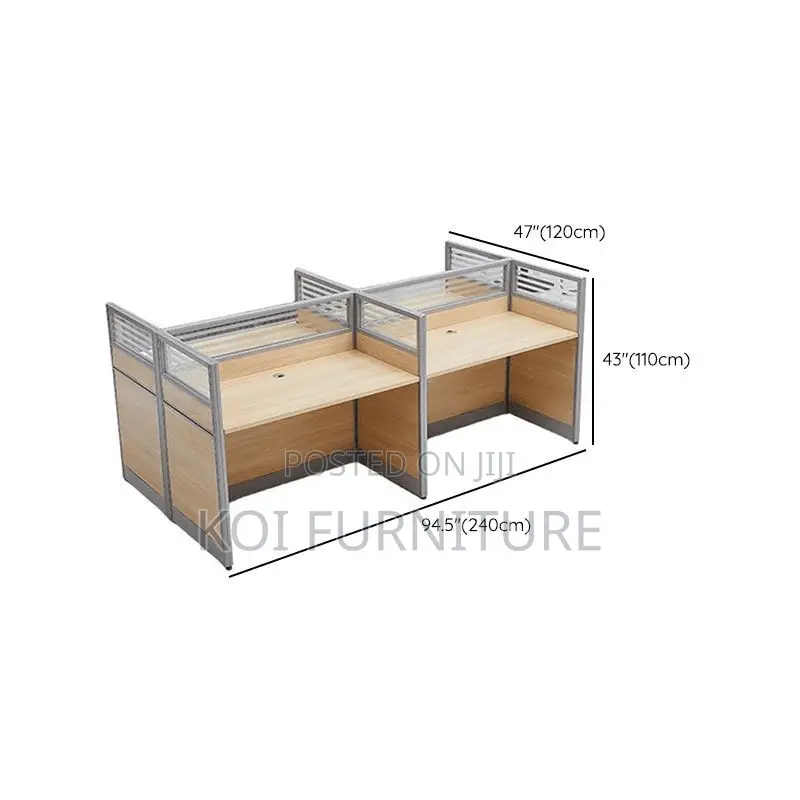 Office Workstations; 4 Users MDF Open User Collaborative Worlstation