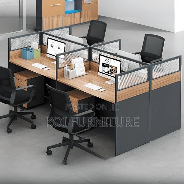 Office Workstations; 4 Users MDF Open User Collaborative Worlstation - thumbnail 6