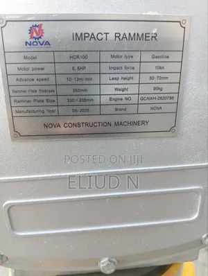 Best Quality Nova Tamping Rammer Honda Engine