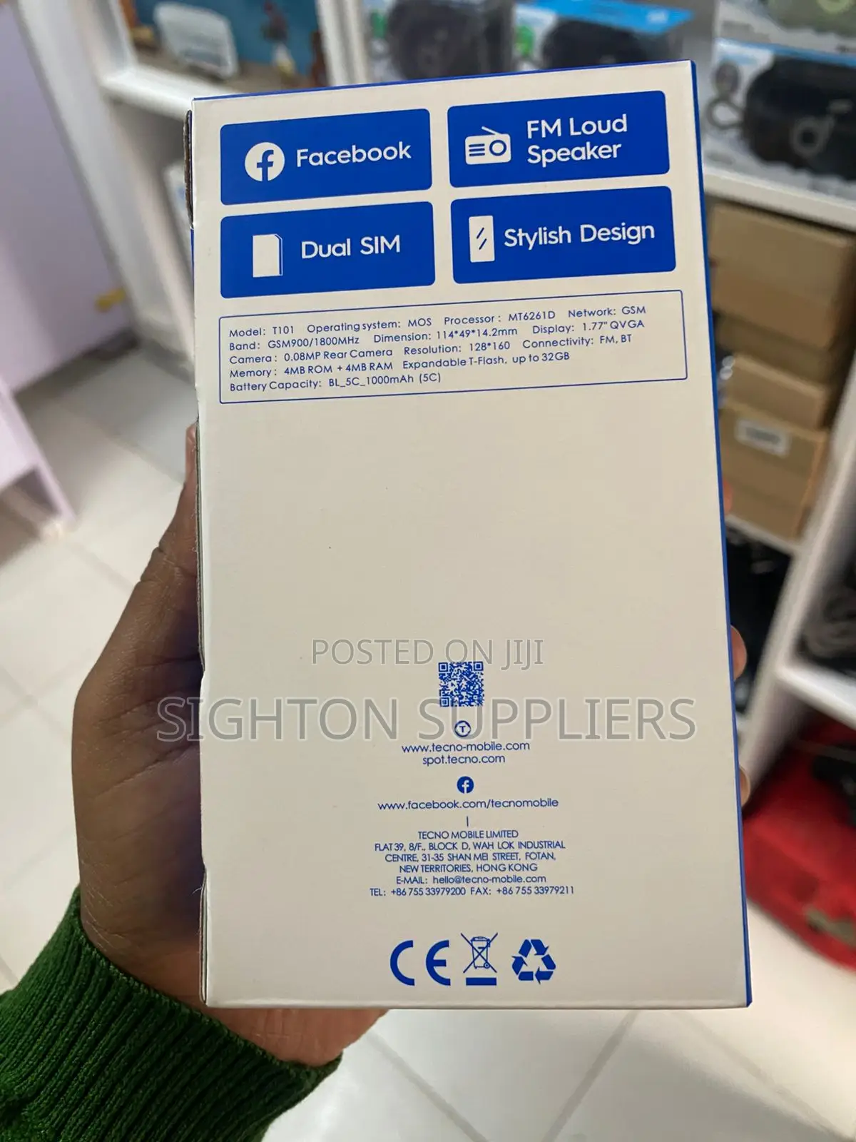 New Tecno T101 Green