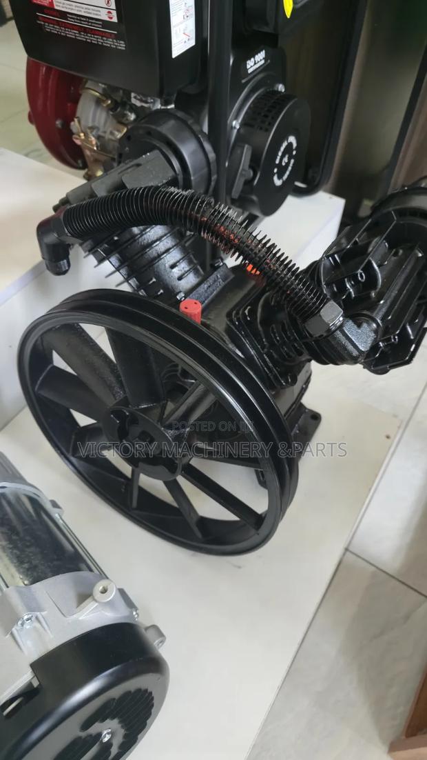 2 Cylinder Compressor Pump Head for 500l/90mm - thumbnail 3