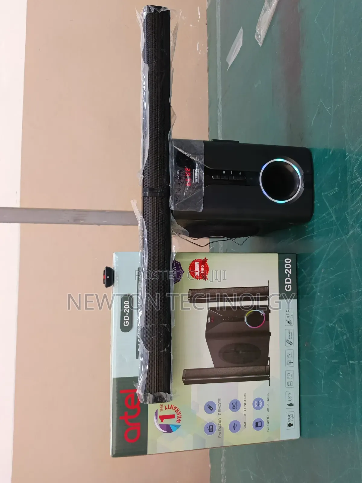 2.1ch Artel Sub Woofer System Bt/Usb/Fm Tall Boy(Model of V527)