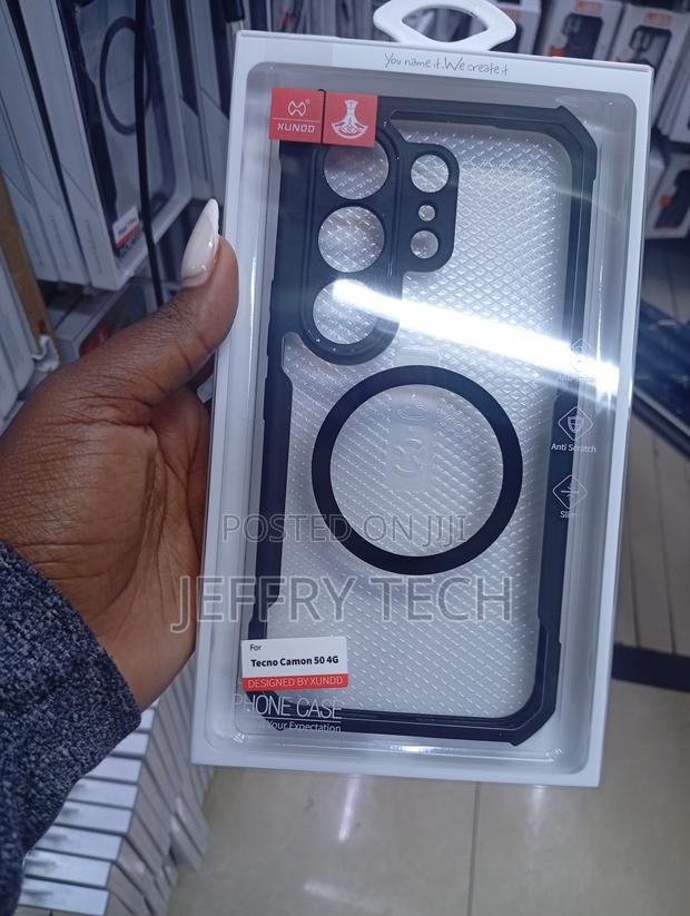 Xundd Premium Magsafe Shockproof Clear Case for the Tecno Camon 50.