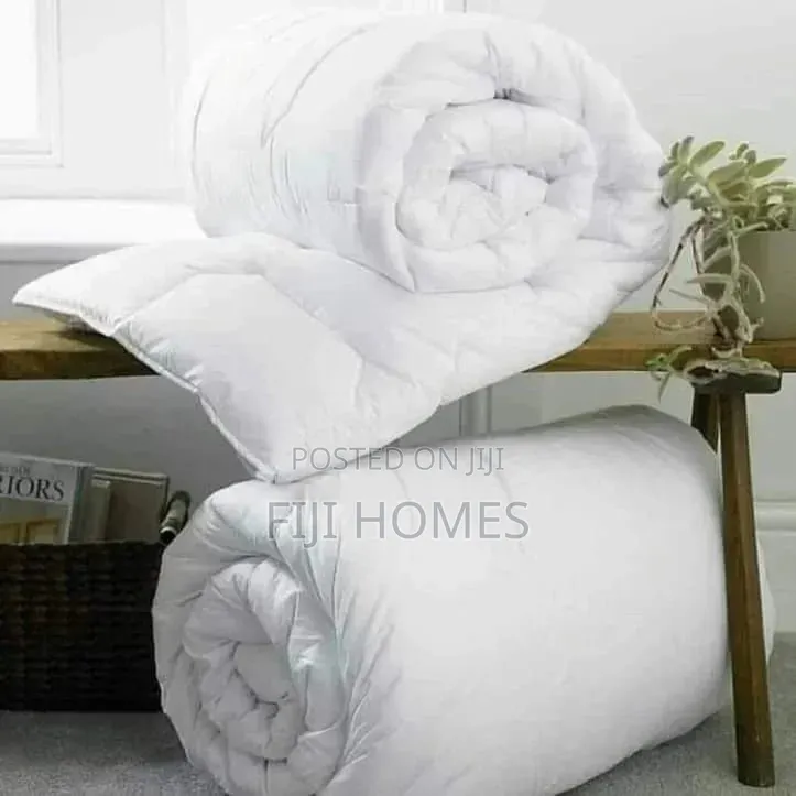 4pc White Duvets + 1 Sheet + 2 Cases | 5 by 6/6 by 6