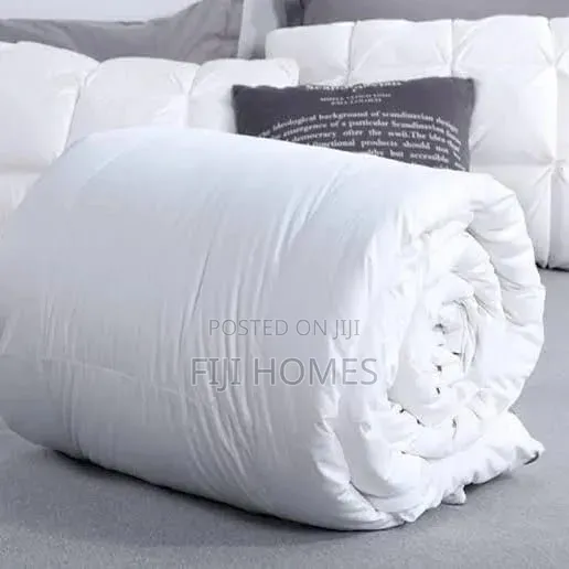 4pc White Duvets + 1 Sheet + 2 Cases | 5 by 6/6 by 6