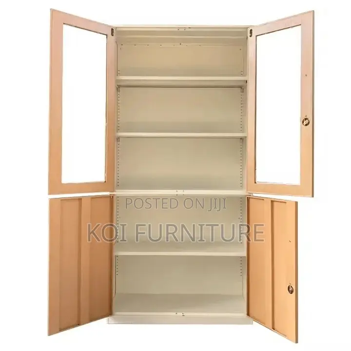 Office Cabinet; Double Doors Wooden Home Office Functional Cabinet