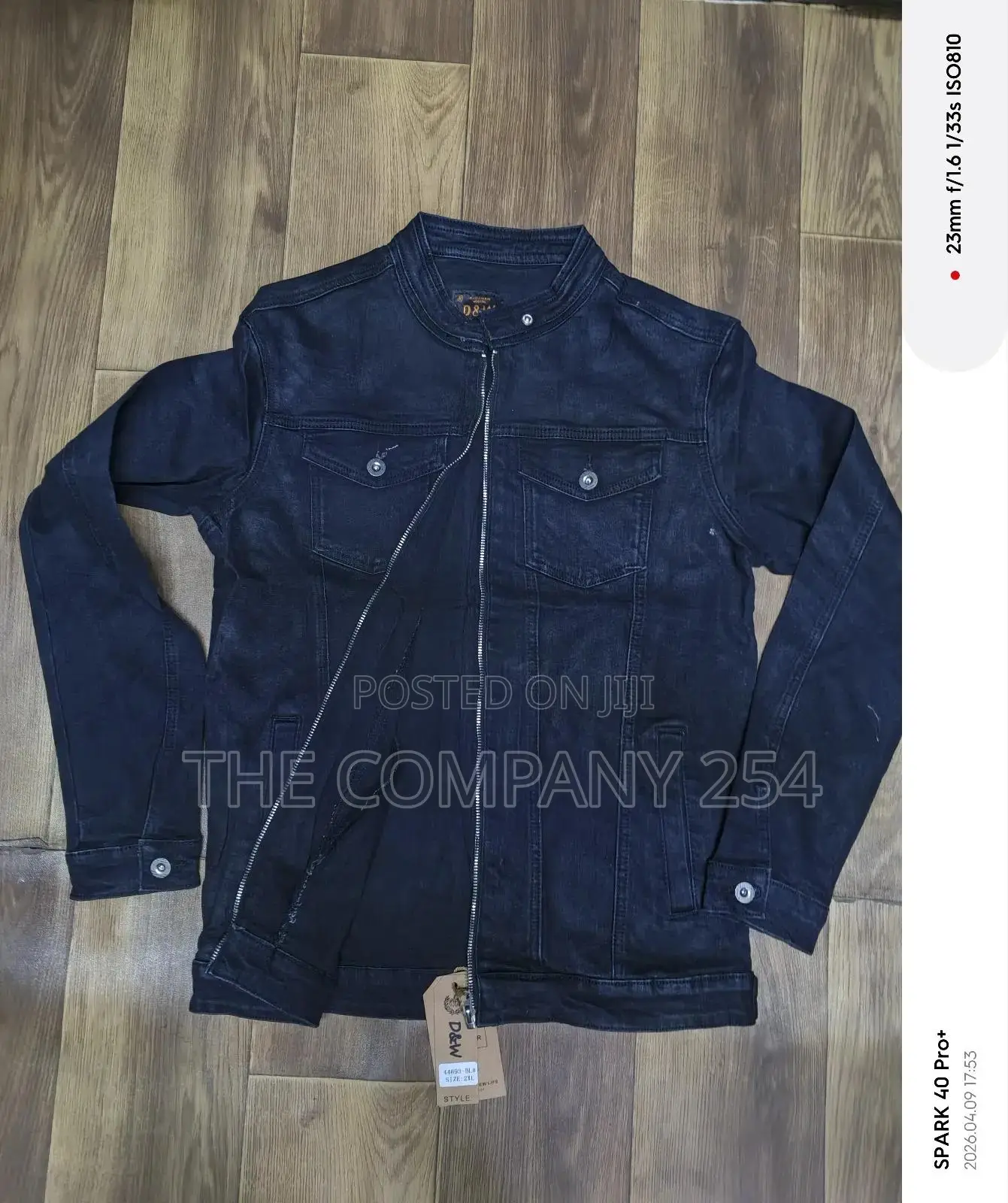 Quality Casual Men Plain Denim All Weather Jacket Available