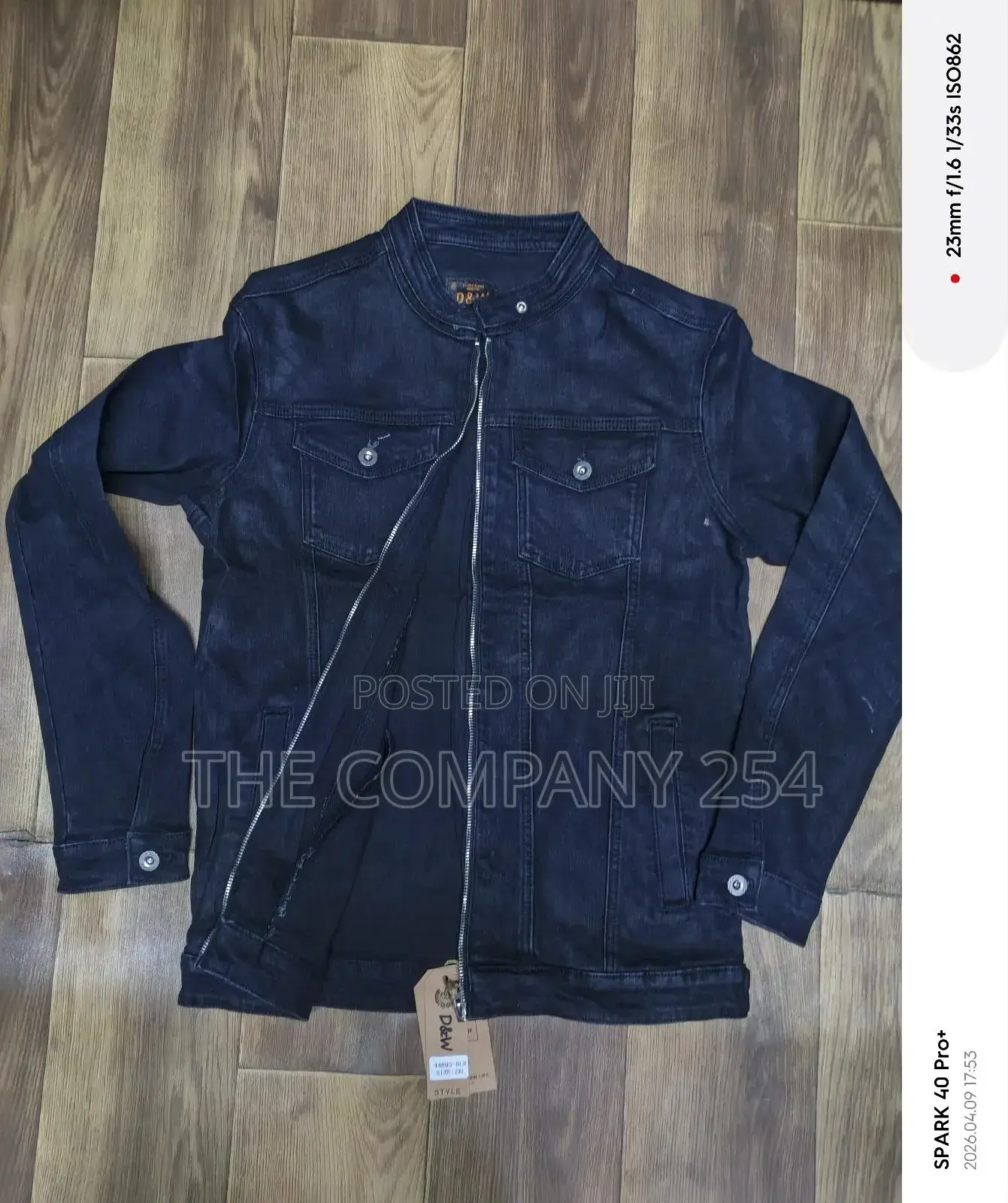 Quality Casual Men Plain Denim All Weather Jacket Available