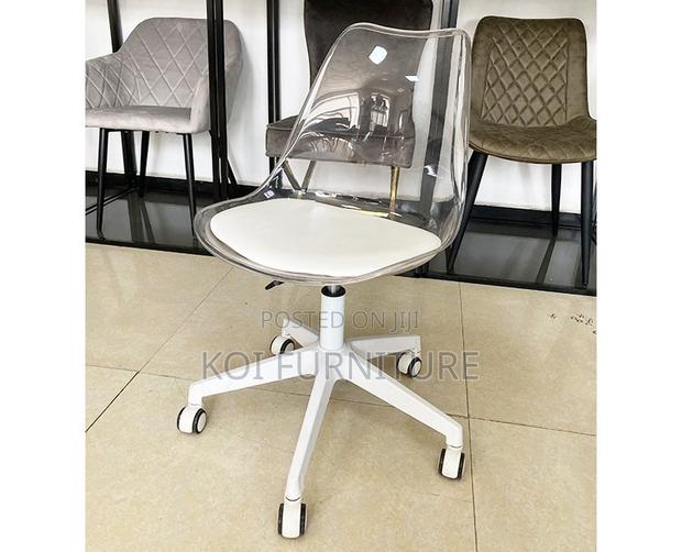 Dining Chairs; Swivel Controlable Height Ergonomic Home Dining Chairs - thumbnail 6