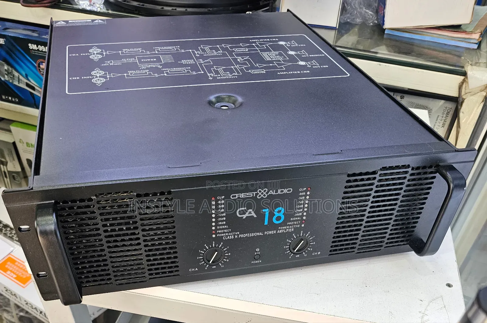 Top Quality Crest Audio Ca18 Professional Powered Amplifier 2 Channels
