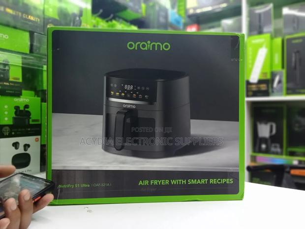 Oraimo Nutrifry S1 Ultra 1500w 6l App Control Touchscreen Air Fryer