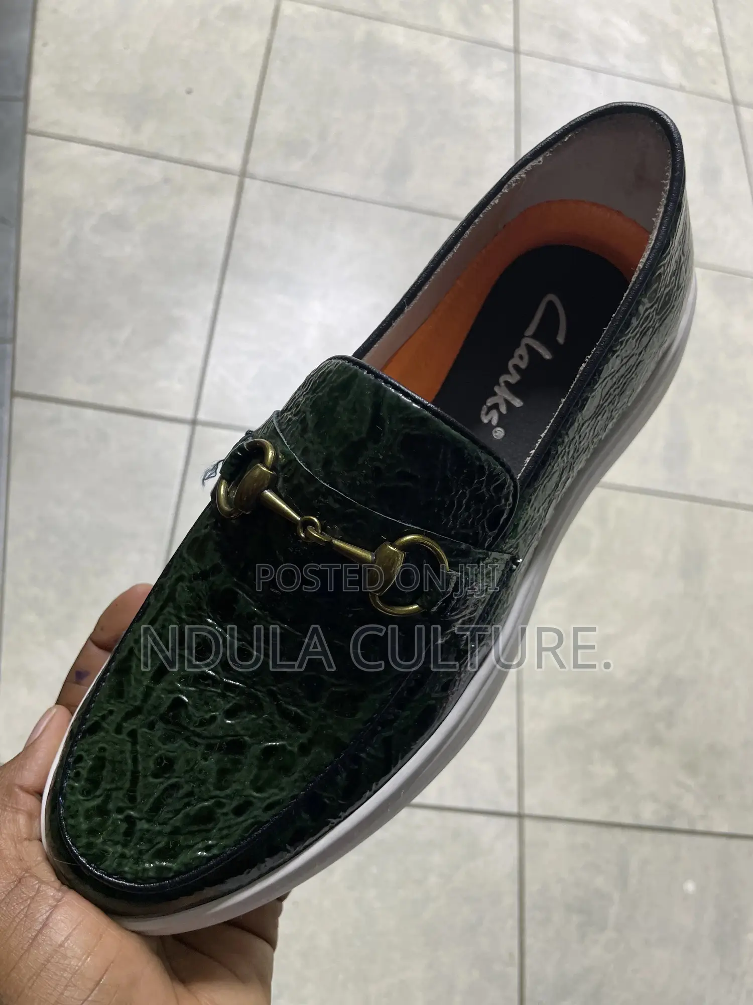 Patent Leather Clarks Loafers/Moccasins