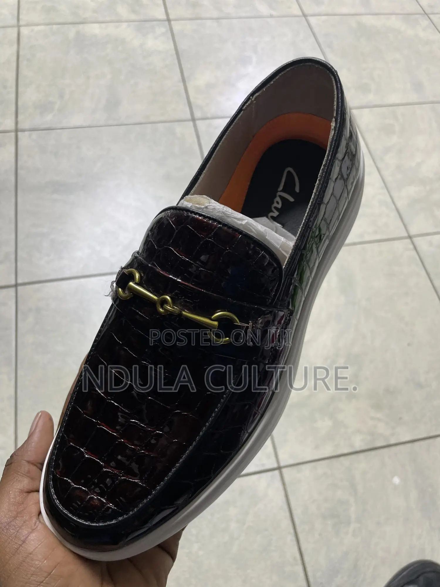 Patent Leather Clarks Loafers/Moccasins