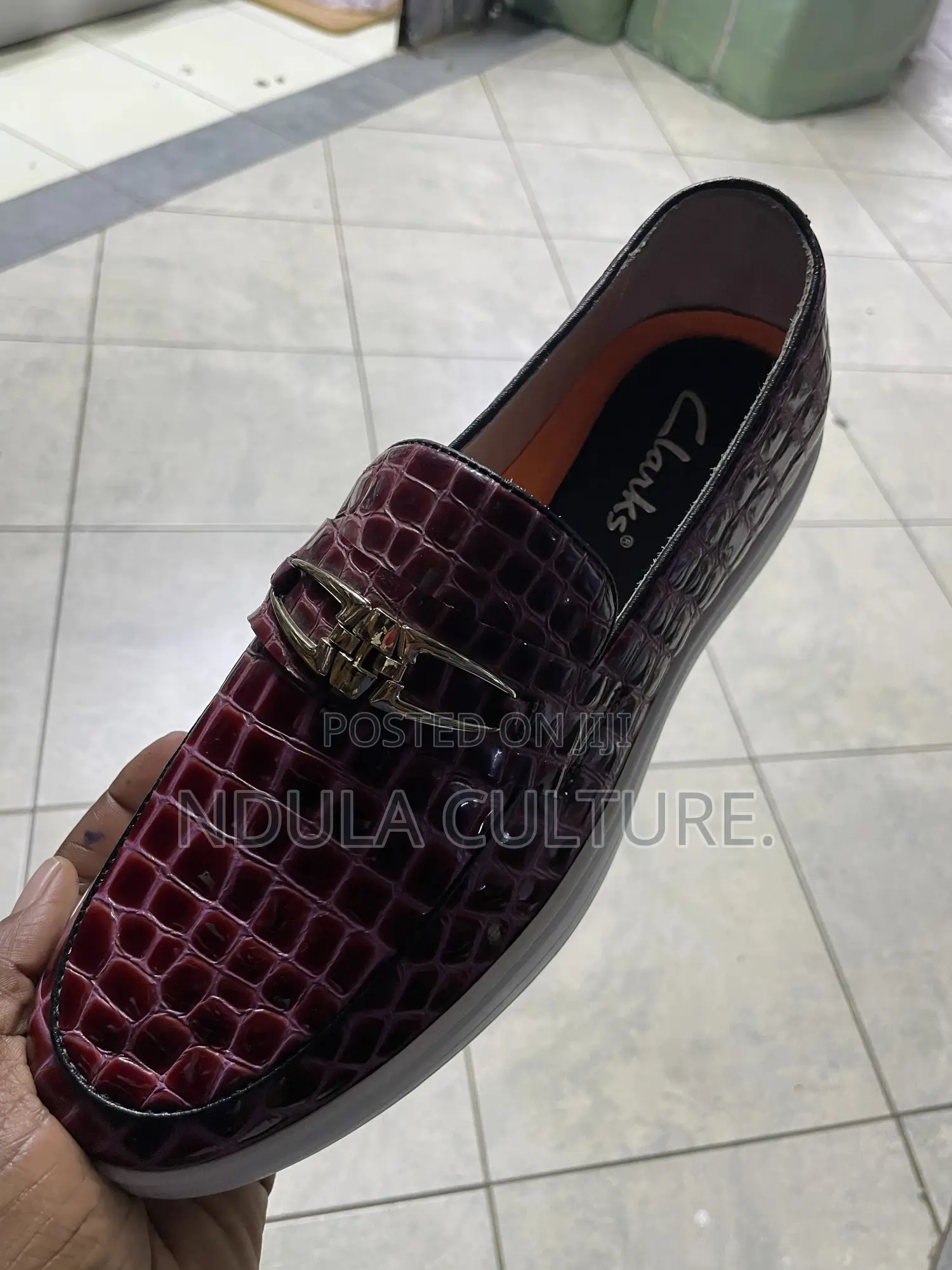 Patent Leather Clarks Loafers/Moccasins