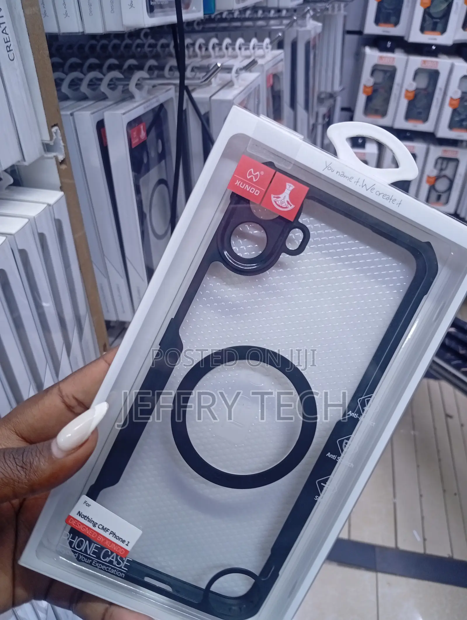 Transparent Shockproof Phone Case for the Nothing CMF Phone 1.