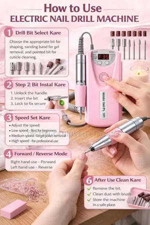 Portable Electric Nail Drill