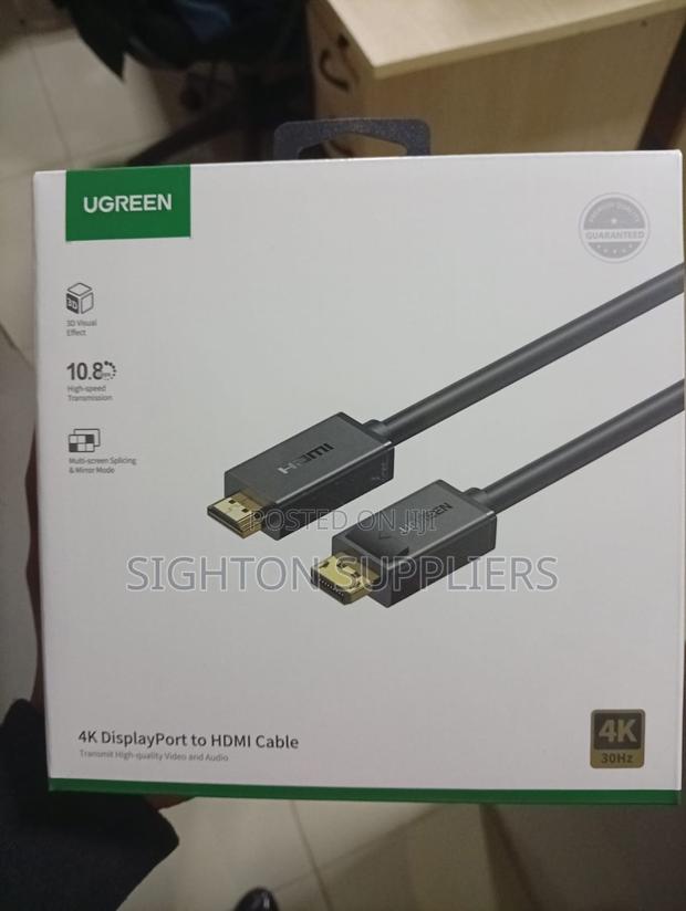 Ugreen Displayport Male to Hdmi Cable 5 Metres – Dp101