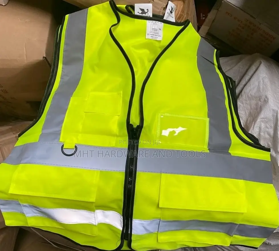 Executive Safety Reflector With Pockets & Zip (Blue,Green, Orange)
