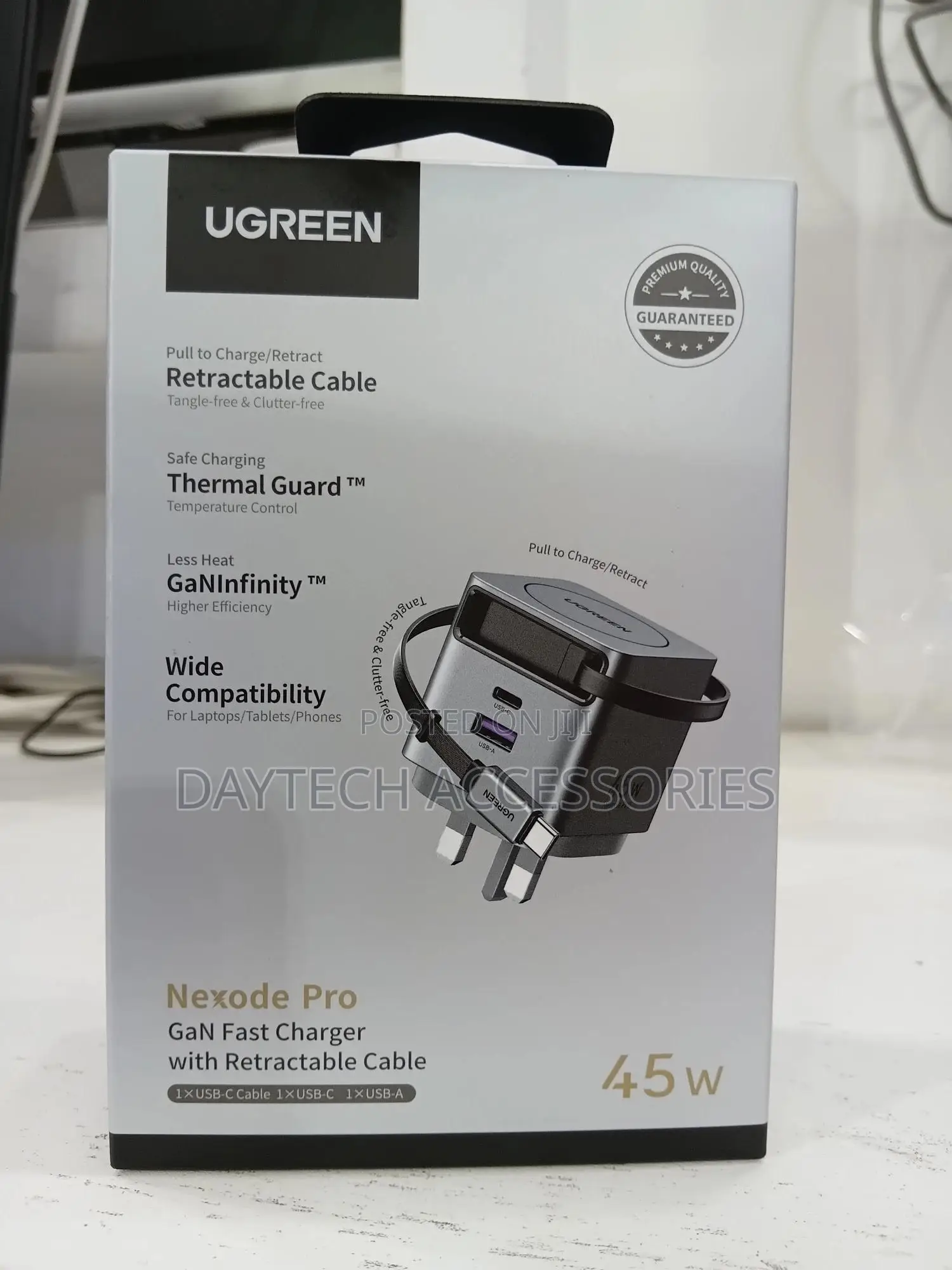 Ugreen 45w Nexode Pro Gan (Usb-A*1 + Type-C*1) Fast Charger