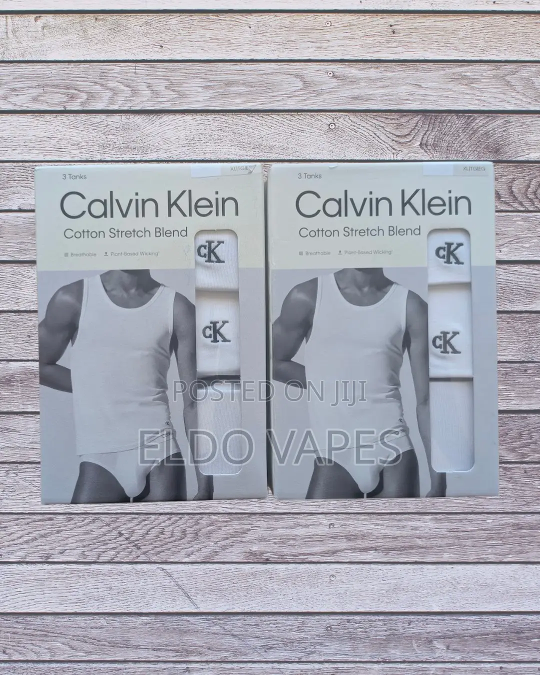 White Cotton Vest - - Calvin Klein
