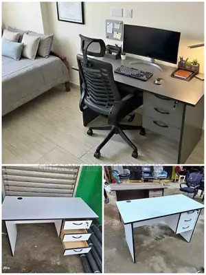 Headrest Office Chair and Desk