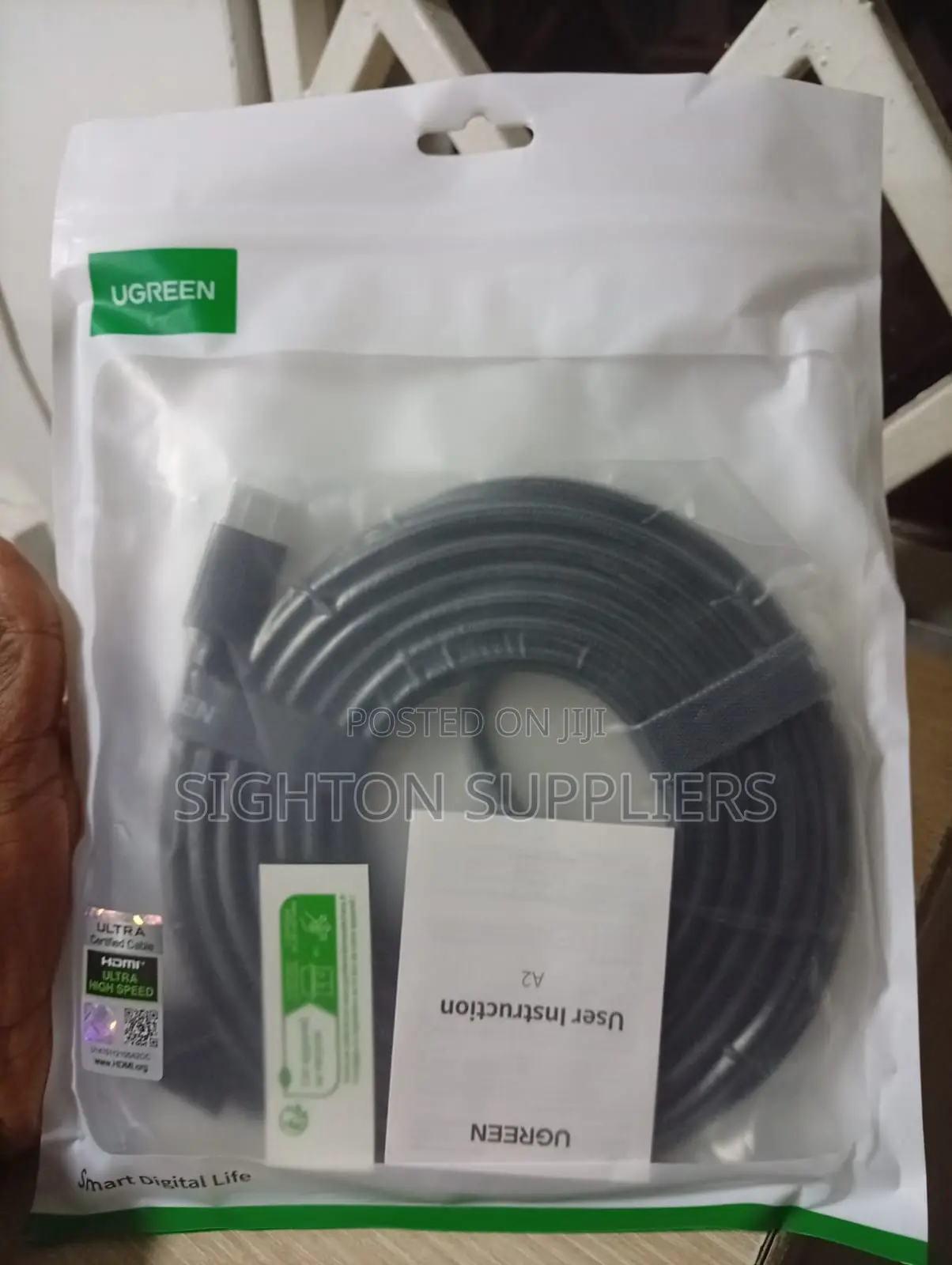 Ugreen Hdmi Cable Male to Male Braided 5m