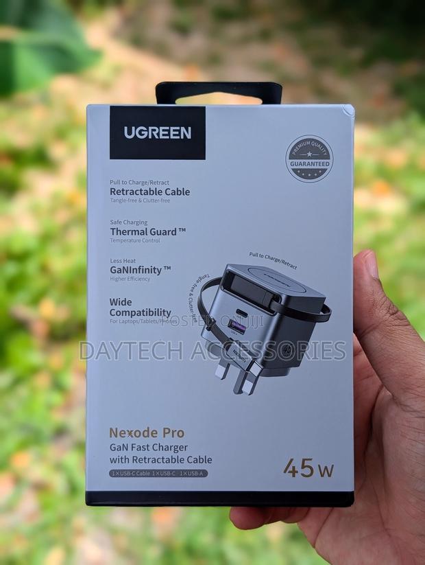 Ugreen 45w Nexode Pro (Usb-A*1 + Type-C*1) Fast Charger Adapter. - main view