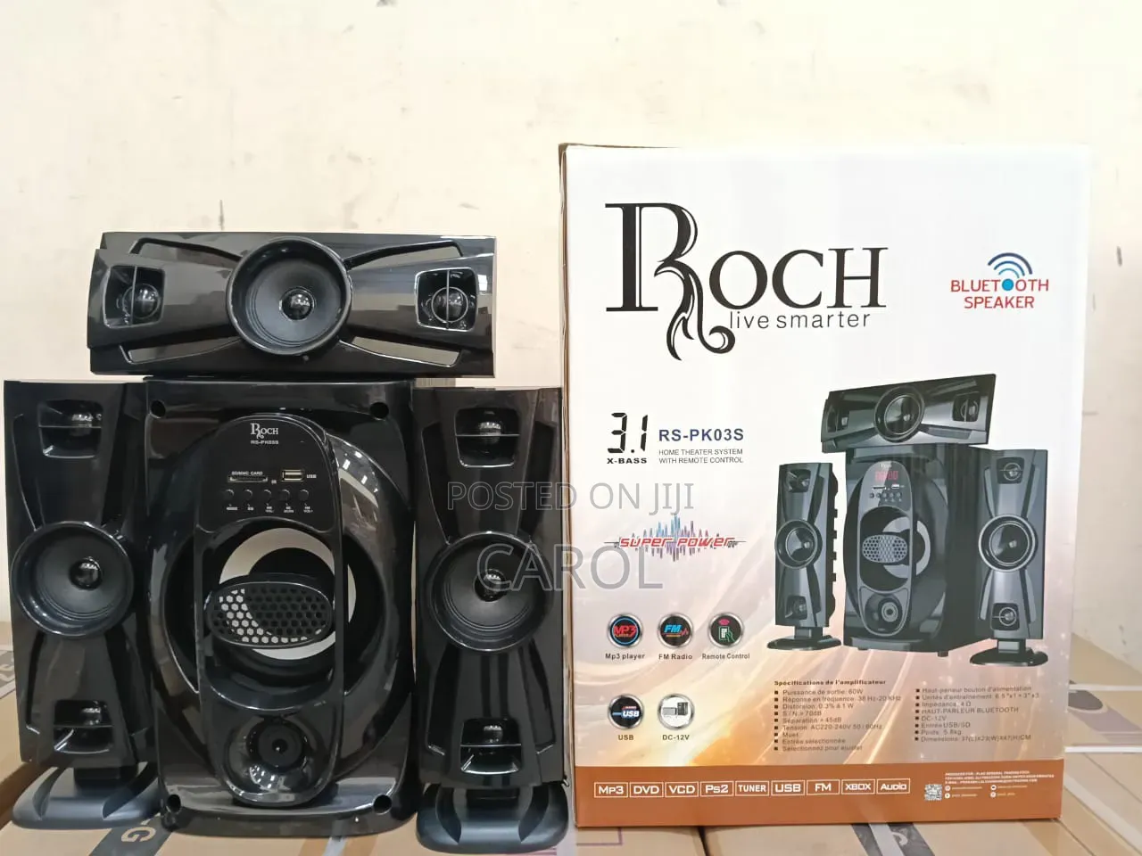 Roch 3.1 Home Theater Sounds System