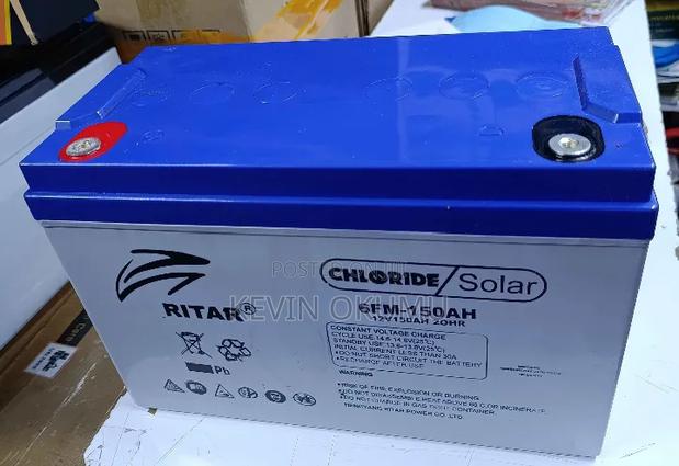 Ritar Chloride 150ah 12volts Solar Batteries
