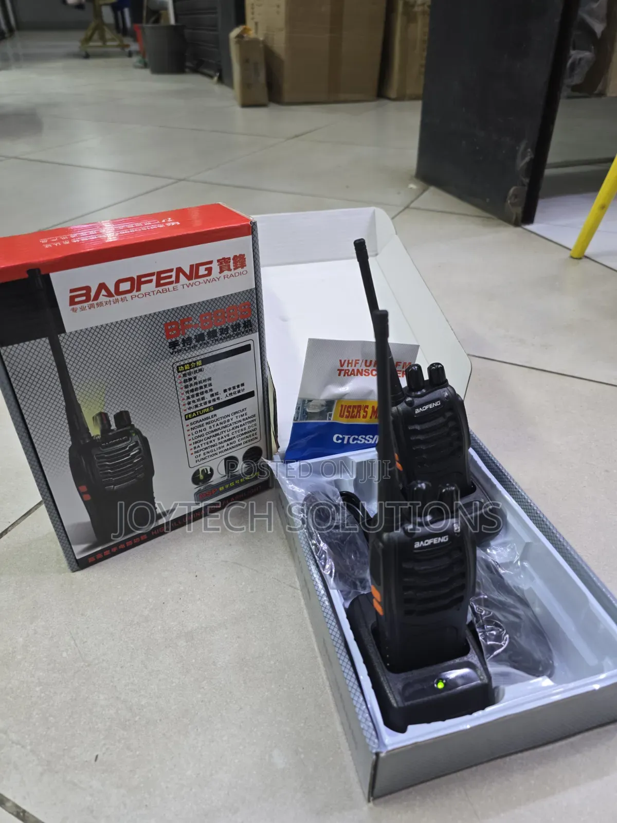 Baofeng Best Quality Walkie Talkie 5km Radius Radio Call [ Two PCS ]