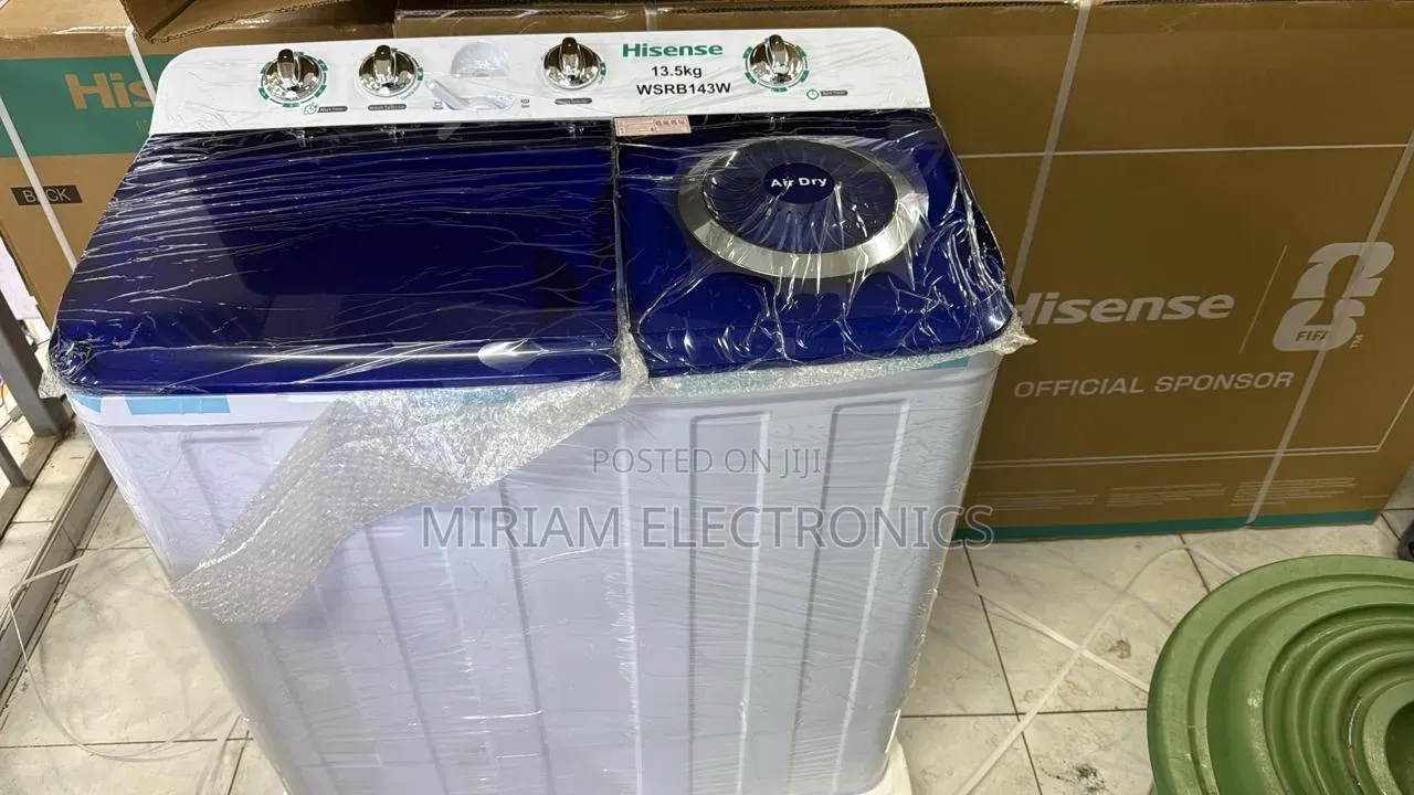 Hisense 13.5kg Wsrb143w Twin Tub Washing Machine