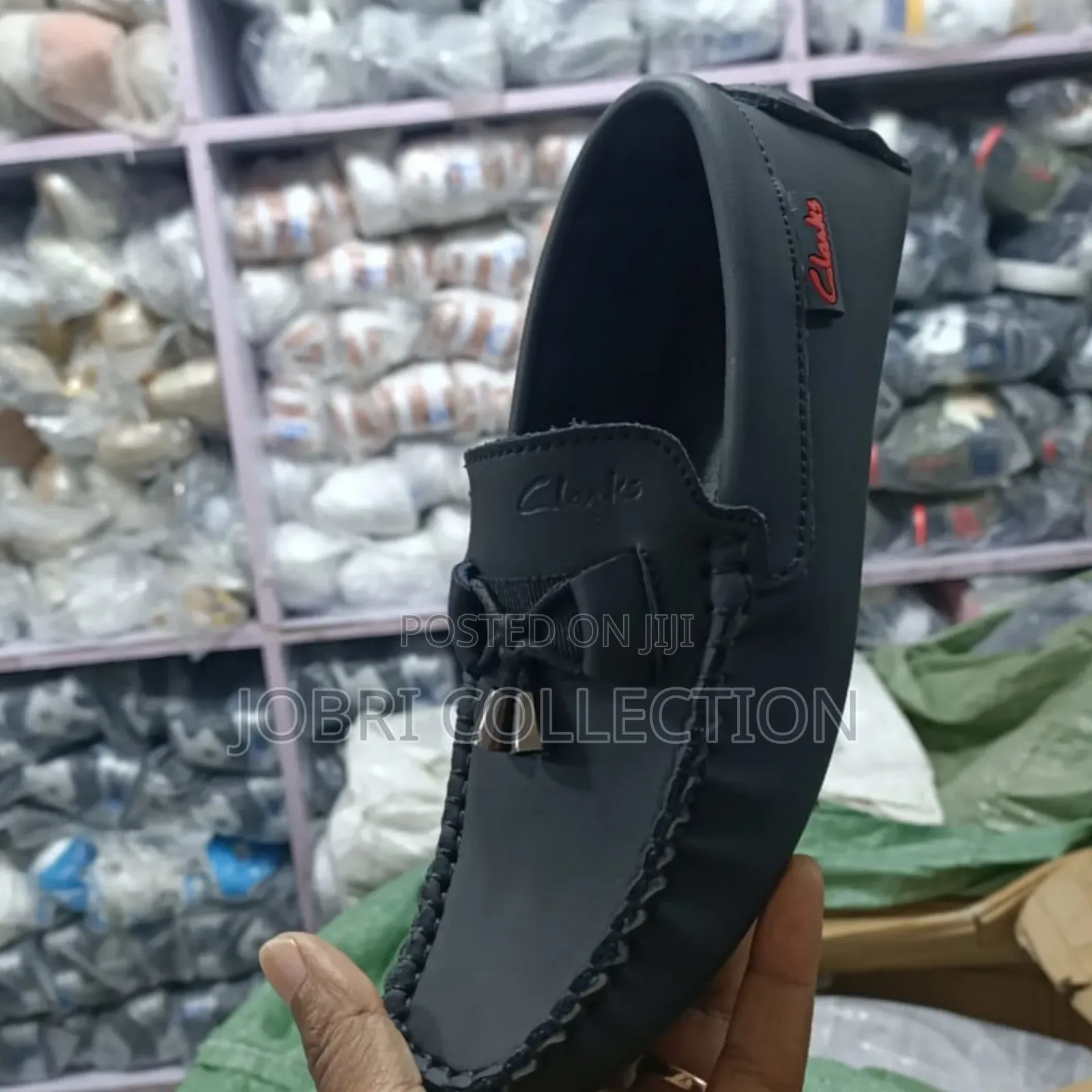 Kids Leather Clarks Loafers