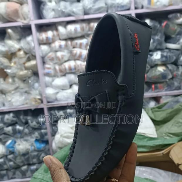 Kids Leather Clarks Loafers