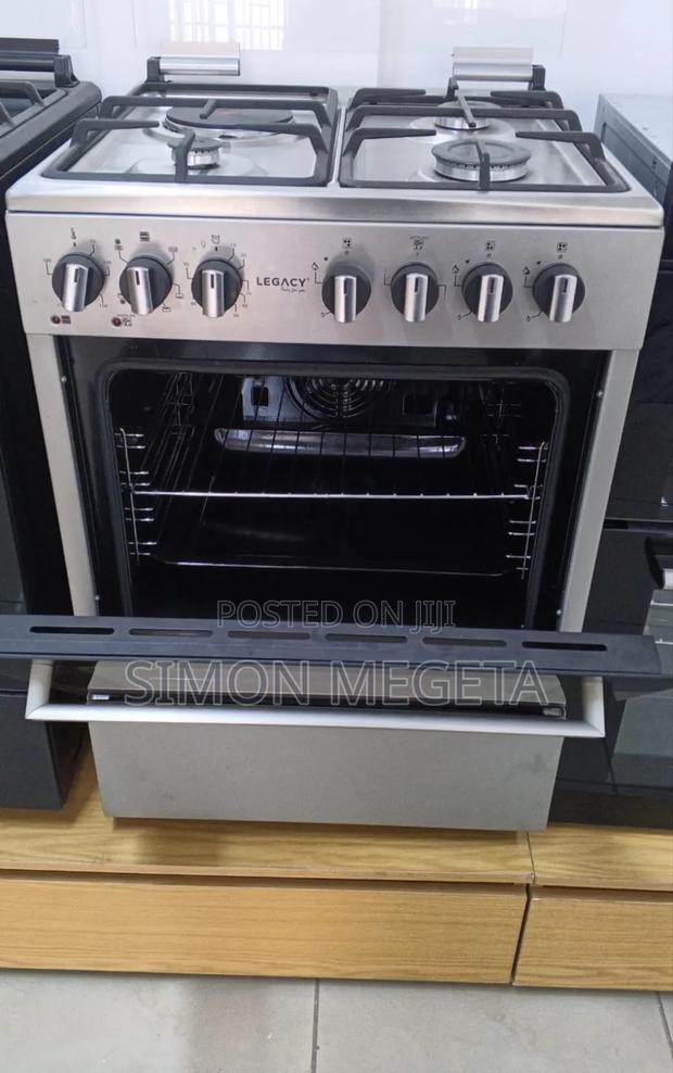 60×60 Legacy 3+1 Cooker, Grill, Jet Valves, Turbo Oven, Food Warmer.