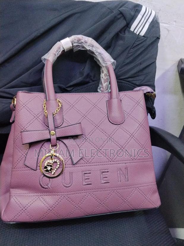 Pink Leather Handbag - main view