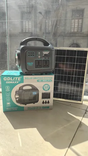 Portable Power Station 150 Watts Power Bank With 30watts Solar Panels