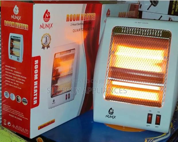 Nunix 2-Rod Quartz Electric Heater With Adjustable Heat