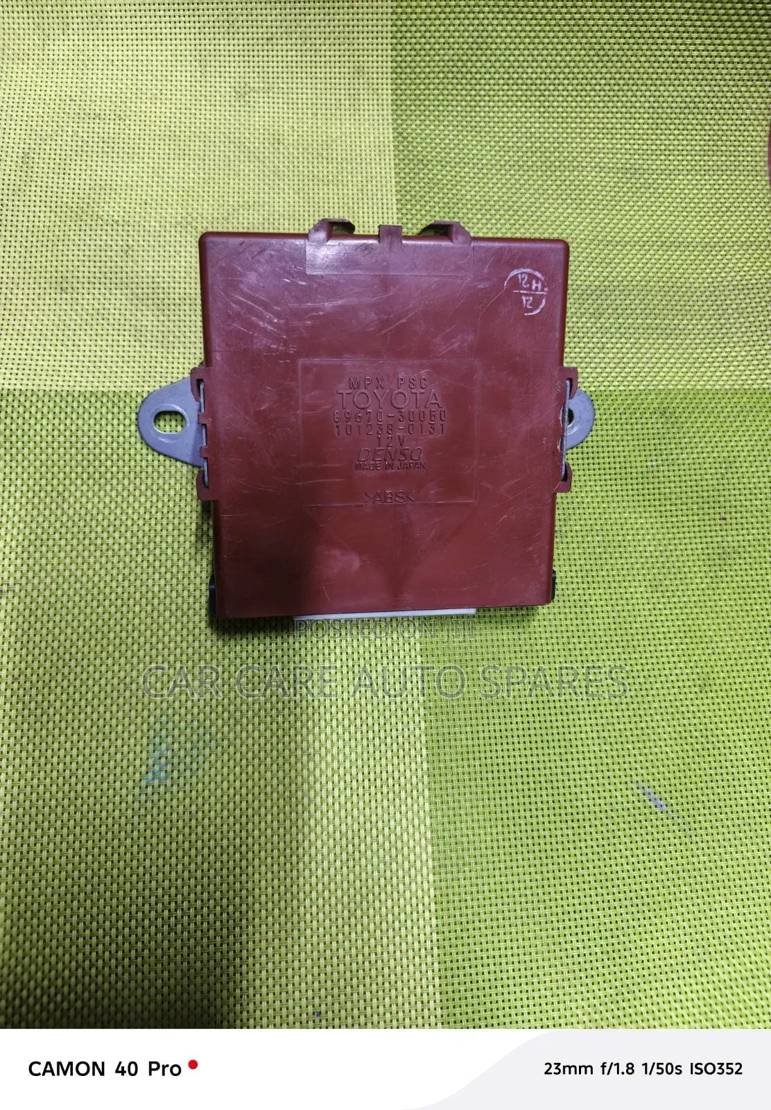 Control Unit Model Toyota Lexus