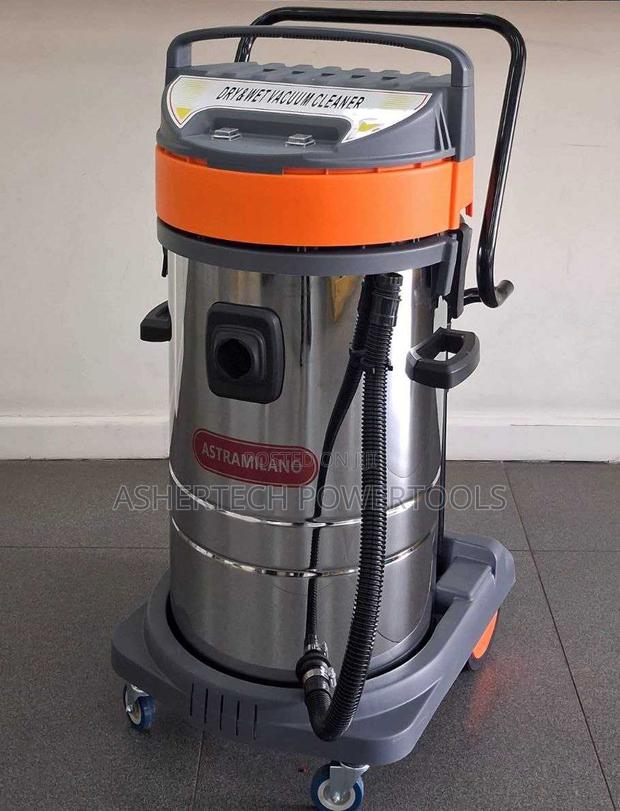 Astramilano Vacuum Cleaner Wet and Dry 100 Litres With 2 Switches