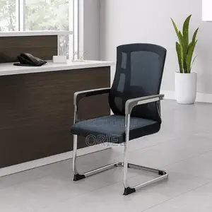 Office Boardroom Table : Breathable Mesh Conference Visitor Chair