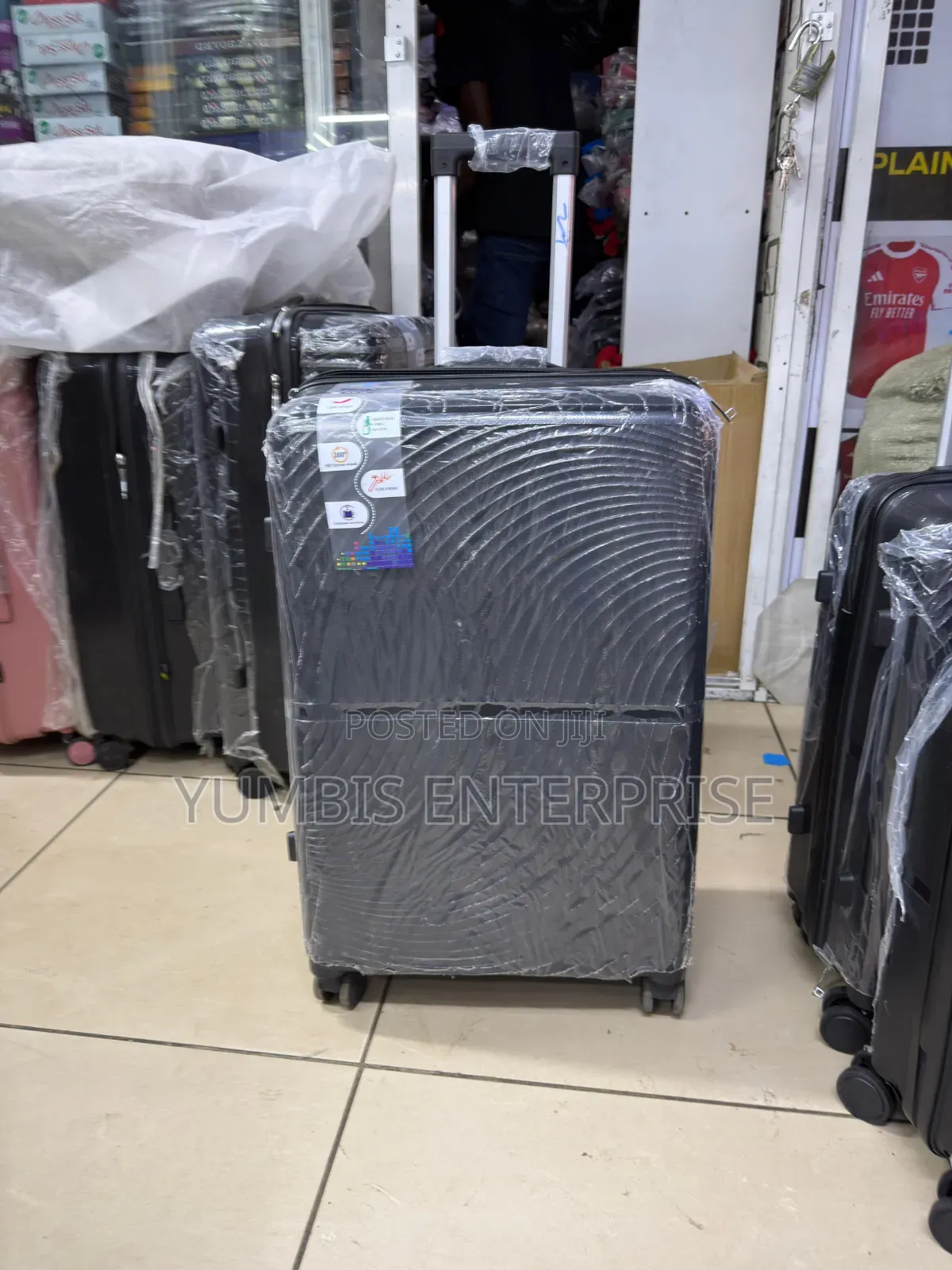 Large Rubber Suitcase for Capacity 23kgs-[Height 66cm]-3700