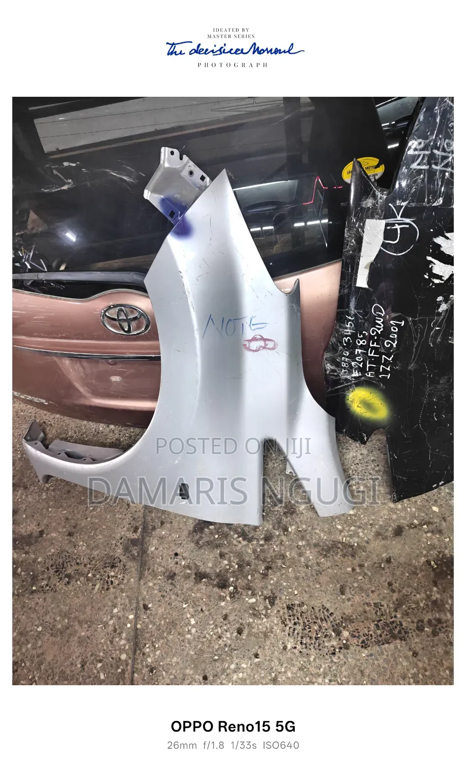 Nissan Note Wing/Fender 2010-2013